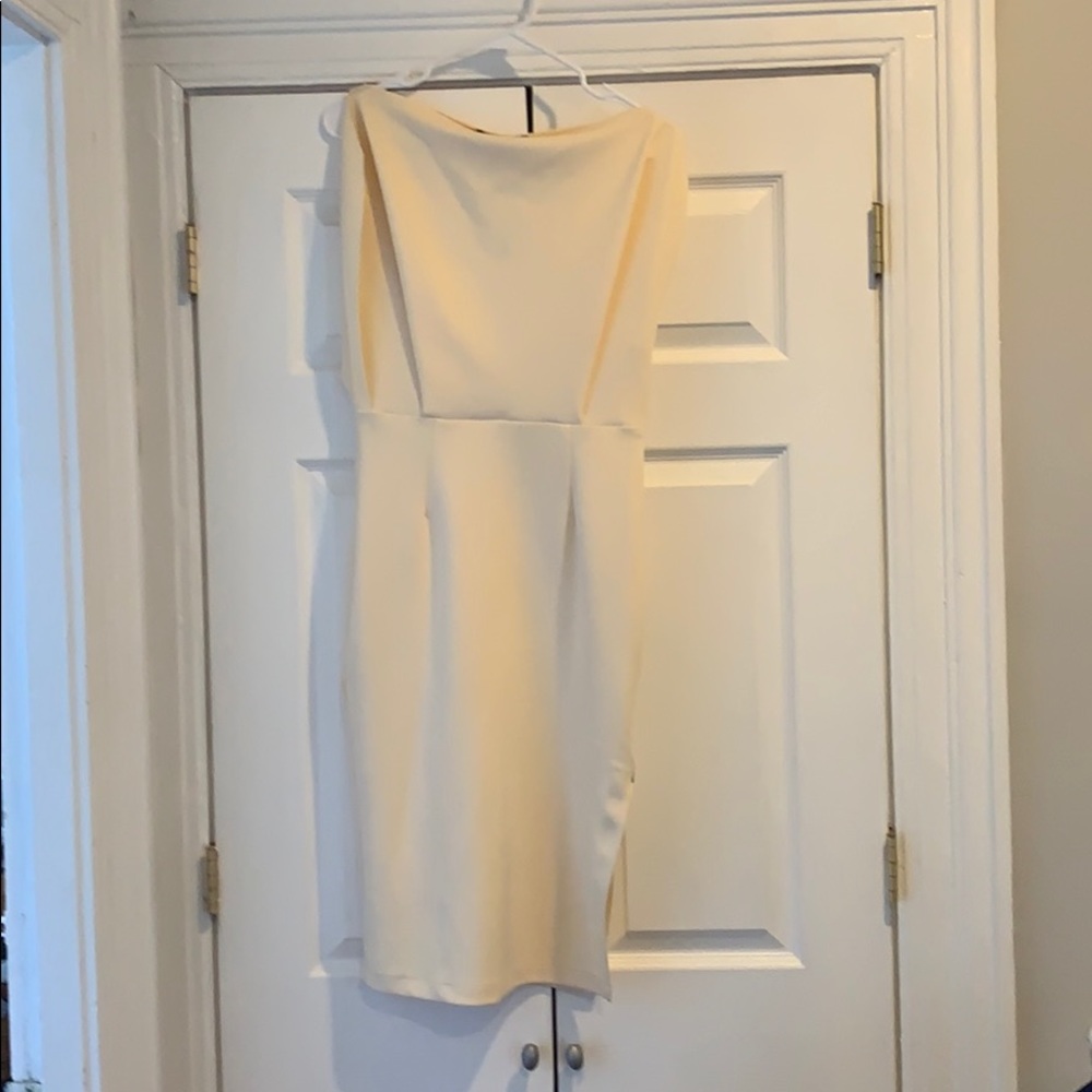 O.P.T. Dress. Side zipper and slit.